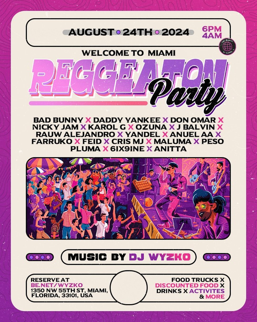 Soirée reggaeton à Miami