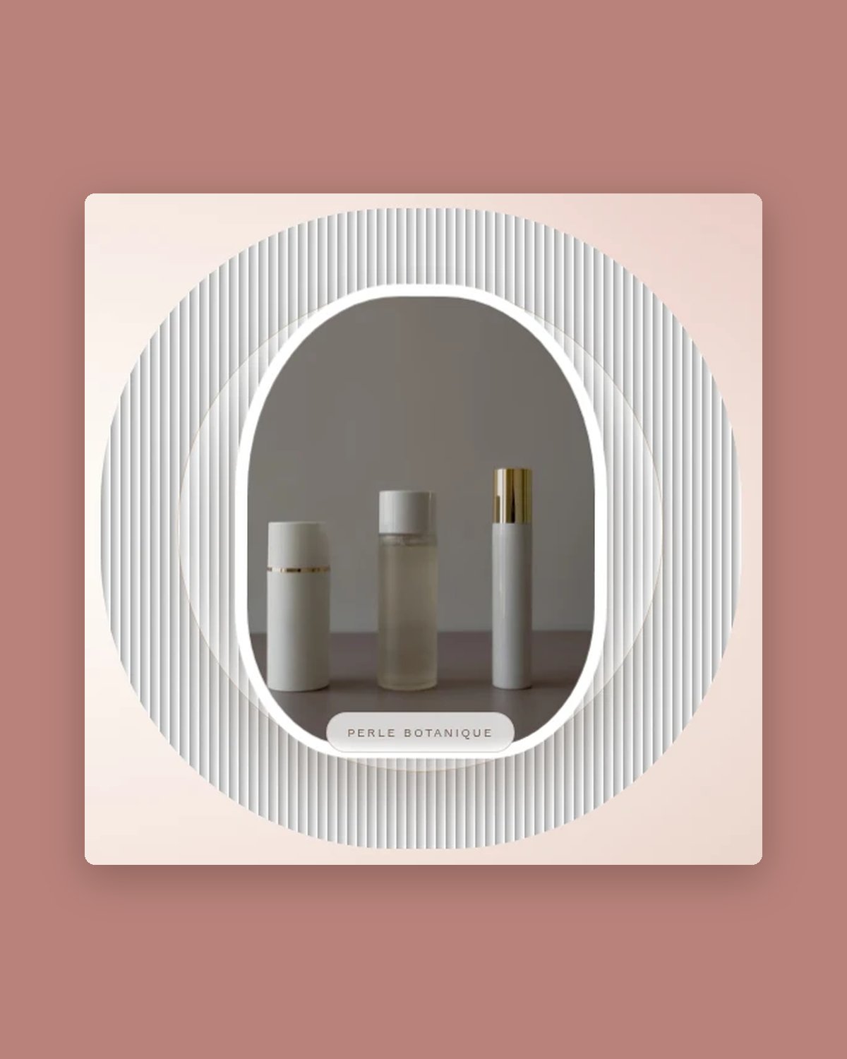 The product, showcased in its medallion