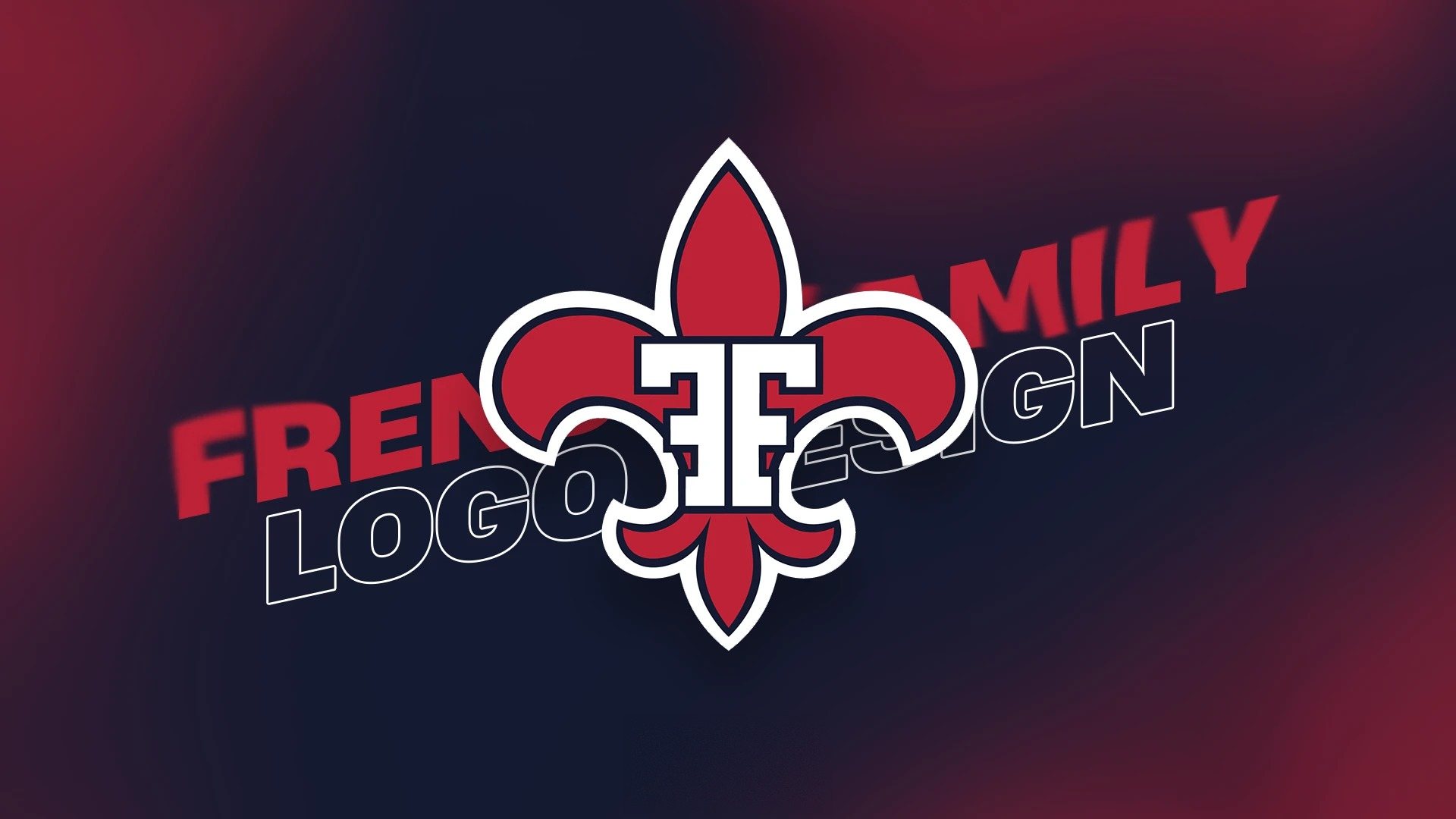The logo: the fleur-de-lis and the two Fs